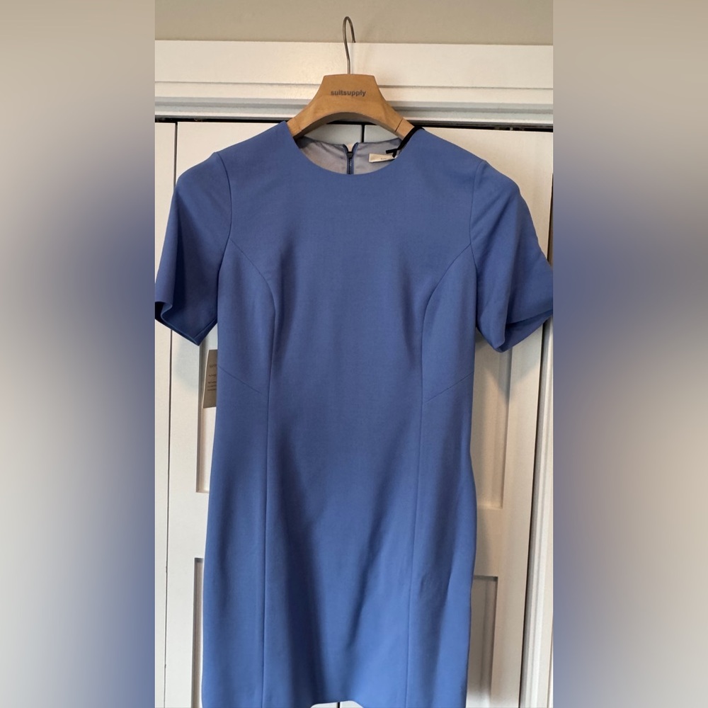 Elegant Blue Midi Dress